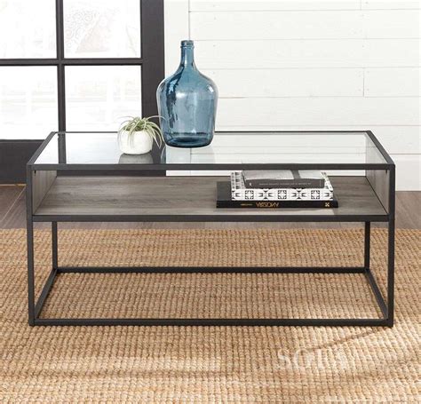 box on metal stand coffee table|Box Coffee Table .